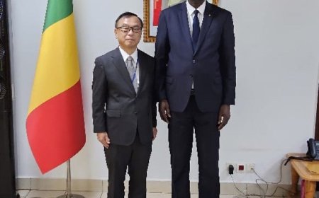 Coopération Mali-Japon : L'ambassadeur Yukuo Murata reçu par le Vérificateur général