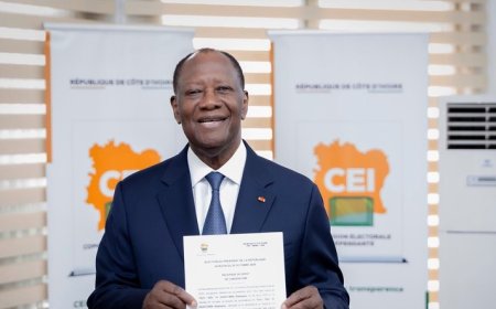 Alassane Ouattara s’exprime après sa réélection
