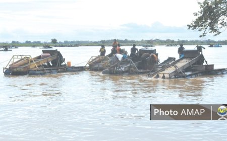 Dragage à Samaya : Le fleuve Niger sous haute pression