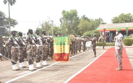 Le Général Assimi Goïta, présidant la cérémonie de sortie de la 6e cohorte du SNJ :  « Ces 1 539 recrues renforceront la réserve stratégique »