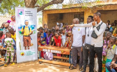 BRAMALI soutient l’éducation dans les localités de Banankoro et de Sénou