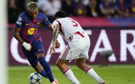 FC Barcelone : l’entraîneur de l’Olympiacos crie au vol !
