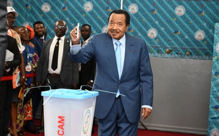 Cameroun: la commission nationale de recensement de vote donne Biya vainqueur