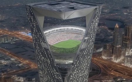 L’Arabie saoudite dévoile le « Sky Stadium », suspendu à 350 mètres du sol pour le Mondial 2034