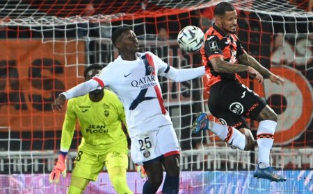 Ligue 1 : le PSG cale à Lorient, Lens n’en profite pas et chute à Metz !