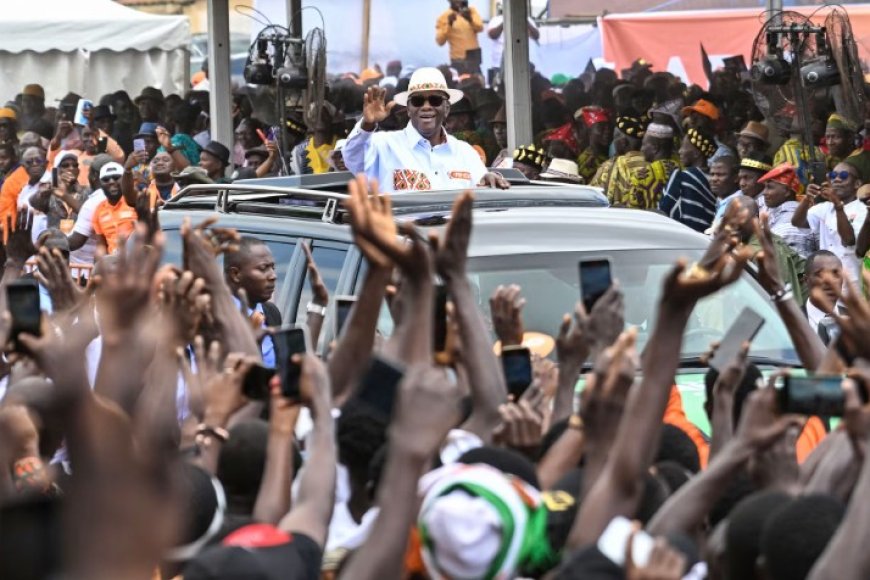 Le président-candidat Alassane Ouattara lance sa campagne