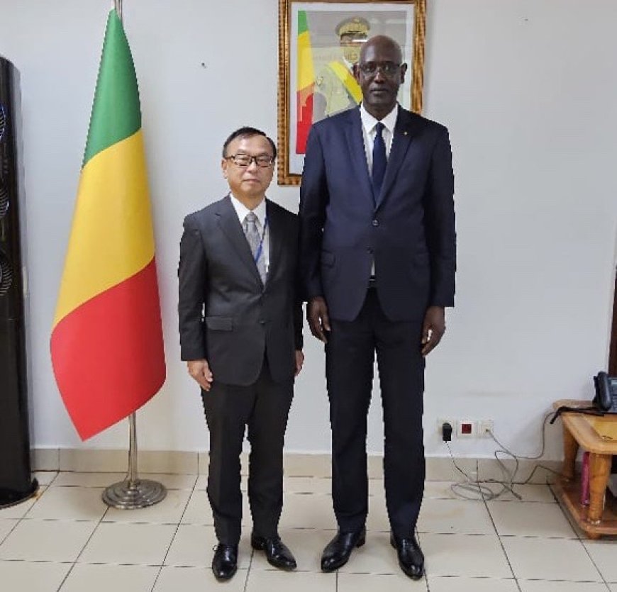Coopération Mali-Japon : L'ambassadeur Yukuo Murata reçu par le Vérificateur général