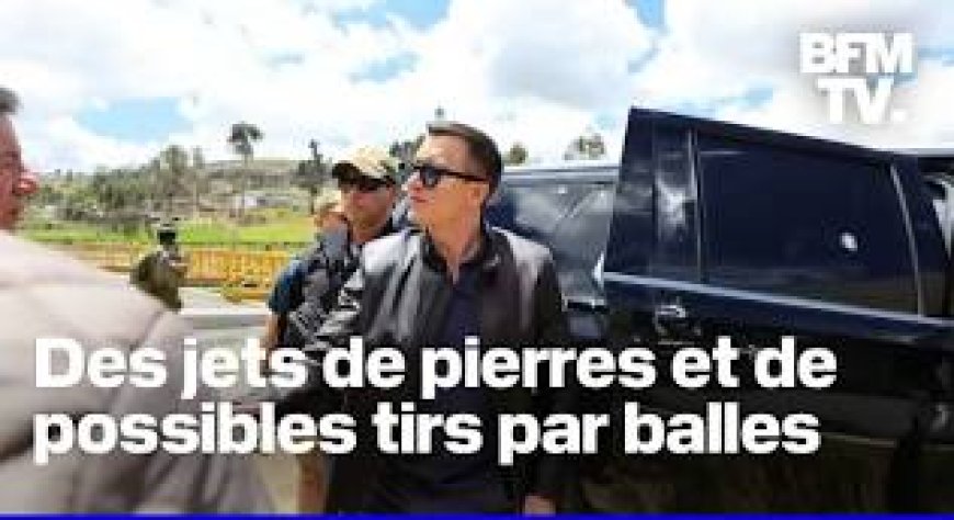 En Équateur, le cortège du président attaqué en pleine révolte contre les prix du carburant