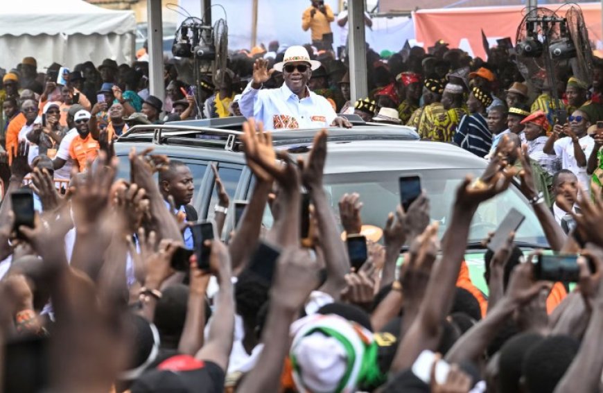 Le président-candidat Alassane Ouattara lance sa campagne