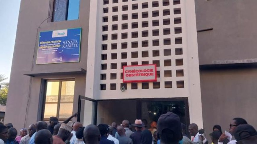 Inauguration de la réhabilitation du service de gynécologie-obstétrique du CHU Gabriel Touré