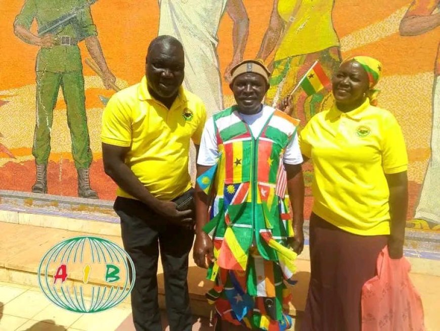 Un ghanéen rallie Accra-Ouaga à pied pour soutenir le Capitaine Traoré et l'unité africaine
