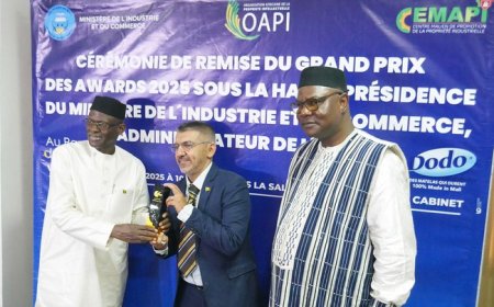 Promotion du « Made in Mali » : PEM DODO remporte le Grand Prix 2025 de l’OAPI