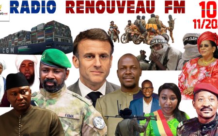 La Revue de Presse de la RADIO RENOUVEAU FM du 10 Novembre 2025