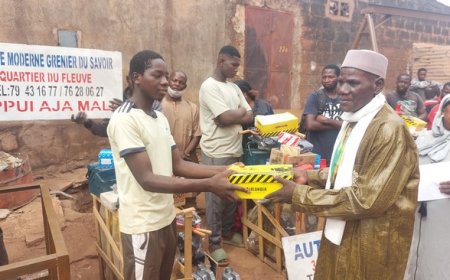 Insertion professionnelle : AJA-Mali équipe 200 jeunes avec des kits d’une valeur de 100 millions FCFA