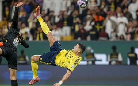 Arabie saoudite : A 40 ans, Cristiano Ronaldo est encore capable de claquer un retourné de maboule
