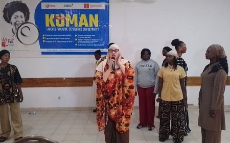 Lutte contre les VBG : Jeuness’art lance le projet “KUMAN” pour briser le silence