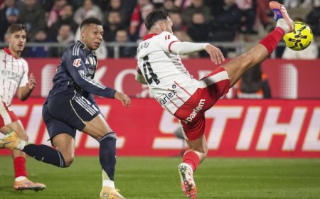 Liga : malgré un but de Mbappé, le Real Madrid est accroché à Girona
