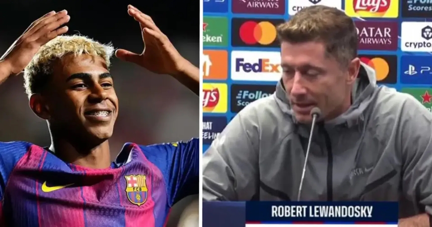 « Je ne suis pas là pour parler de lui » : Robert Lewandowski fatigué de conseiller Lamine Yamal