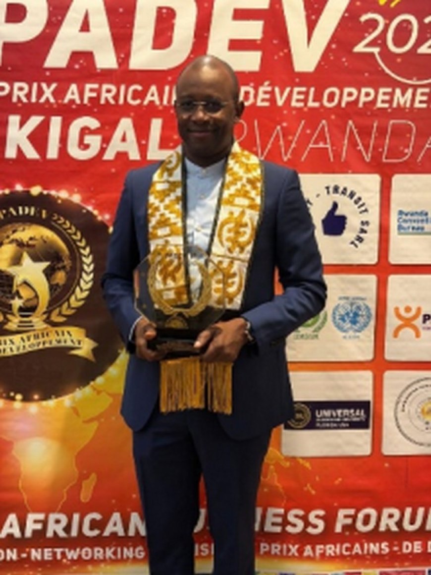 Prix du meilleur promoteur africain du secteur industriel - PADEV 2025 : Thierno BA, DG de Fofy Industries, sacré à Kigali