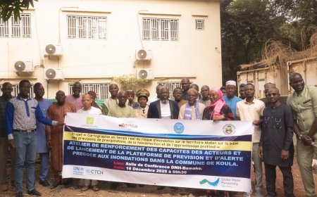 Inondations au Mali : lancement de la plateforme de prévision et d’alerte précoce de Koula