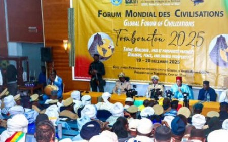 Forum mondial des civilisations : Tombouctou, capitale du dialogue interculturel et de la paix