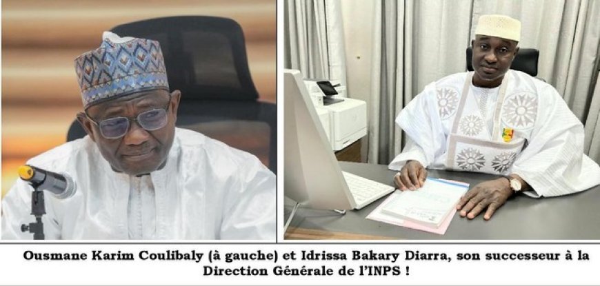 Direction générale de l’INPS : Idrissa Bakary Diarra remplace Karim Ousmane Coulibaly