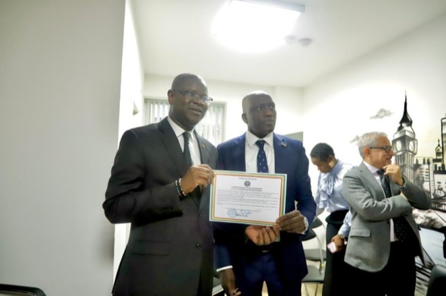 Installation du nouveau Consul honoraire du Mali à Londres,
