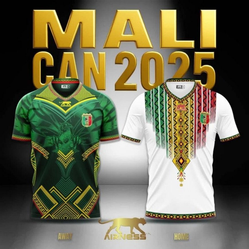 CAN Maroc 2025 : Les maillots des Aigles du Mali ont été révélés.