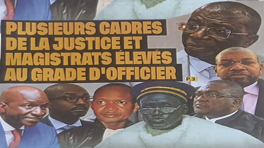 Pour services rendus à la nation : Le procureur Mamoudou Timbo promu à titre exceptionnel au grade de commandeur !