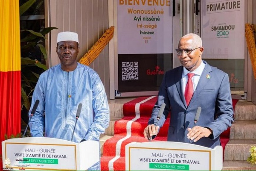 Abdoulaye Maïga en Guinée : L’axe Bamako-Conakry se porte bien