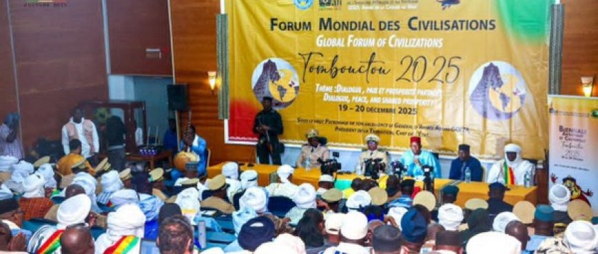 Forum mondial des civilisations : Tombouctou, capitale du dialogue interculturel et de la paix