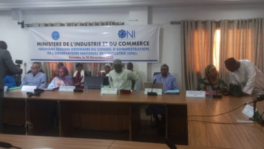 9ème session du conseil d’administration de l’Observation Nationale de l’Industrie (ONI) du Mali