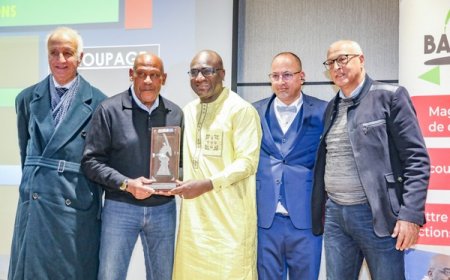 Dr Nasser Elemehidi, président du Haut conseil des maliens du Maroc lors du baromètre "special Can" à Casablanca