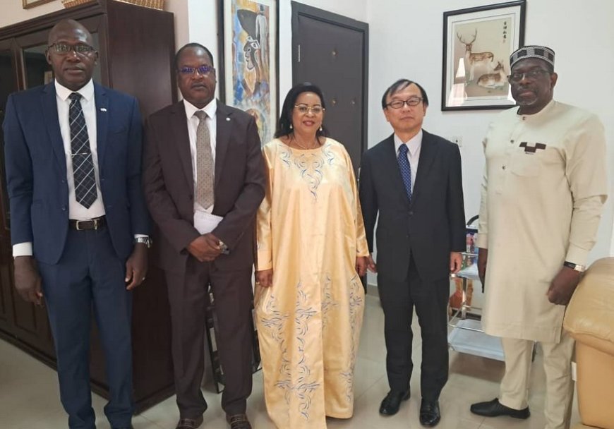 Fondation Amadou Toumani Toure pour l'Enfance : L'ambassadeur du Japon, Yukuo Murata chez Mme Lobbo Traoré !