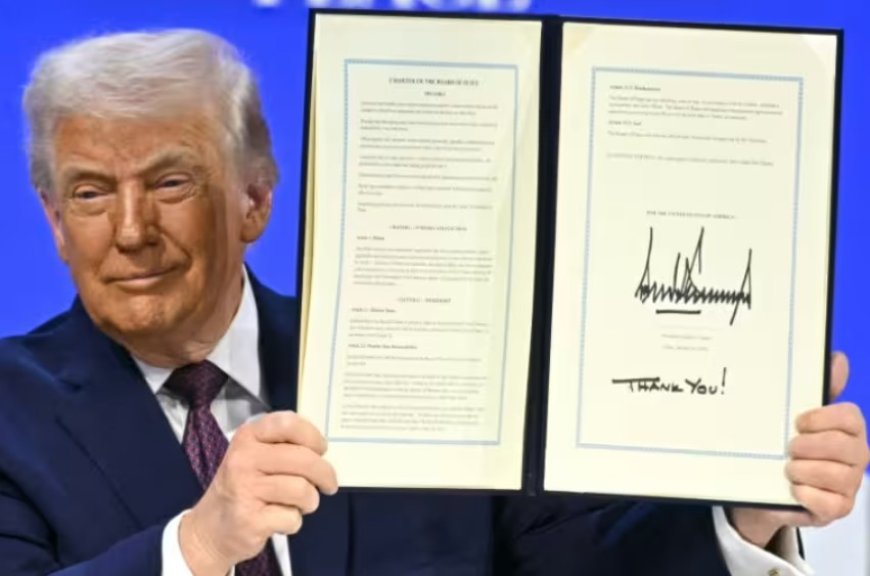 Trump a inauguré son "Conseil de paix" et appelé la Russie à mettre fin à la guerre en Ukraine