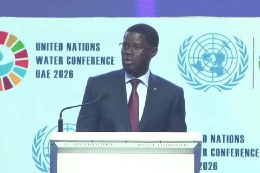 "En Afrique, 40% de la population n'a pas accès à l'eau potable", déplore le Président sénégalais