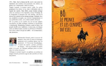 Bo : le prince et les cendres du ciel : Mahamadou Konaté se diversifie dans l’écriture