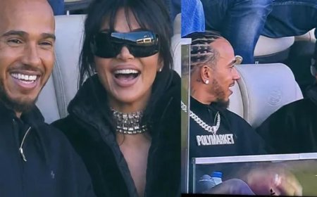 Kim Kardashian et Lewis Hamilton ont-ils officialisé leur romance au Super Bowl ?