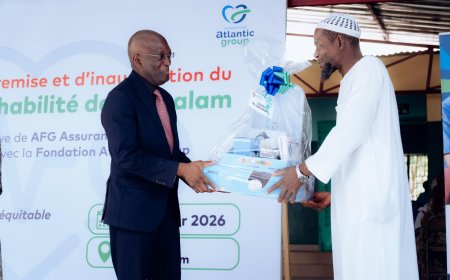 Santé : le CSCOM de Darsalam fait peau neuve grâce au partenariat AFG Assurances et Fondation Atlantic Group