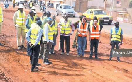 Axes Bamako-Kati : Les travaux s’accélèrent après un temps d’arrêt