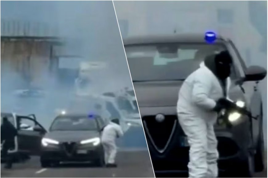 Scène incroyable en Italie: un commando armé attaque un fourgon sur l’autoroute