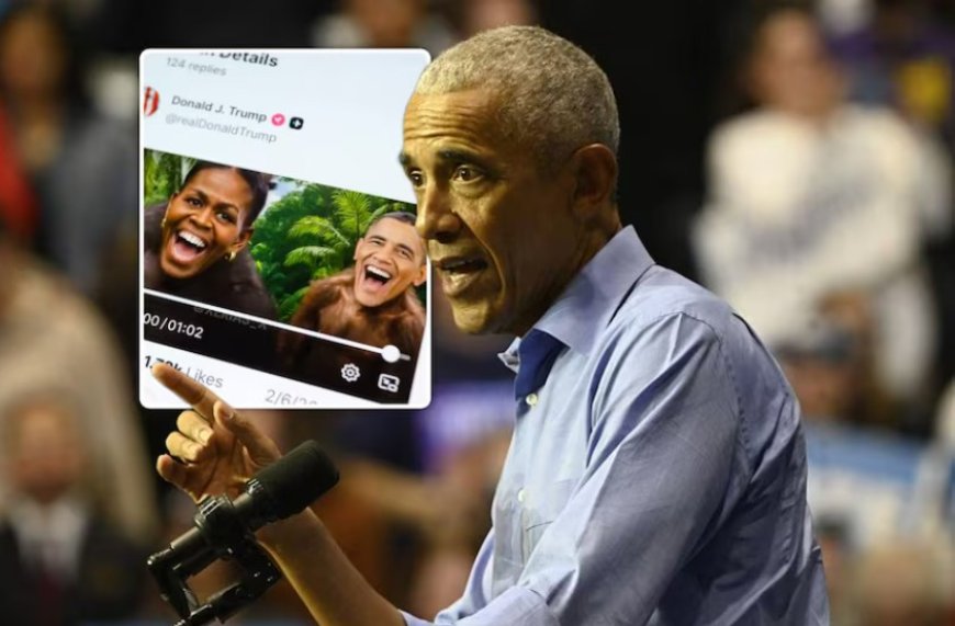 Obama réagit à la vidéo raciste partagée par Trump: “Un spectacle de clowns”
