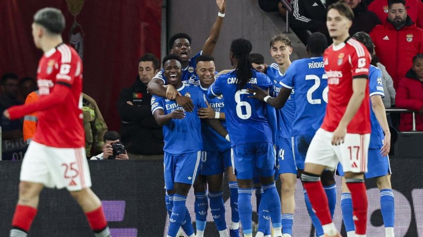 Ligue des Champions : le Real Madrid remporte le premier round contre Benfica dans un contexte très tendu