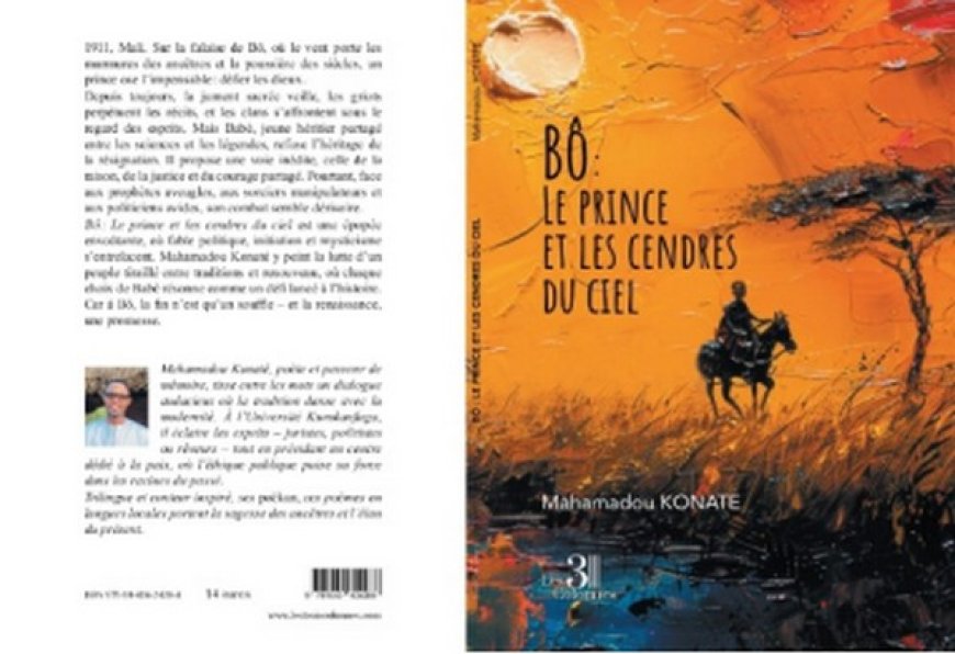 Bo : le prince et les cendres du ciel : Mahamadou Konaté se diversifie dans l’écriture