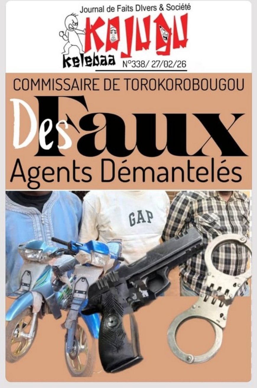 Commissaire de Torokorobougou : Des faux agents démantelés