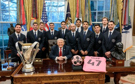 Trump à Messi : « Mon fils est fan de toi et de Ronaldo »