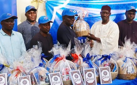 Sénou – Cité des gendarmes : Moov Africa offre des paniers Ramadan dans une mosquée