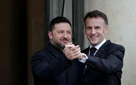 Macron, au côté de Zelensky, promet que la guerre au Moyen-Orient n'offrira pas de "répit" à la Russie