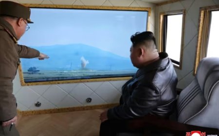 Corée du Nord: Kim Jong Un assiste à un nouvel essai de moteur de missile à combustible solide