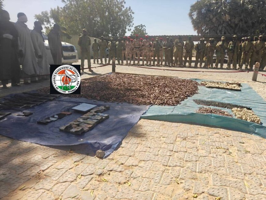 Niger : 47 000 cartouches et un important arsenal saisis à Diffa
